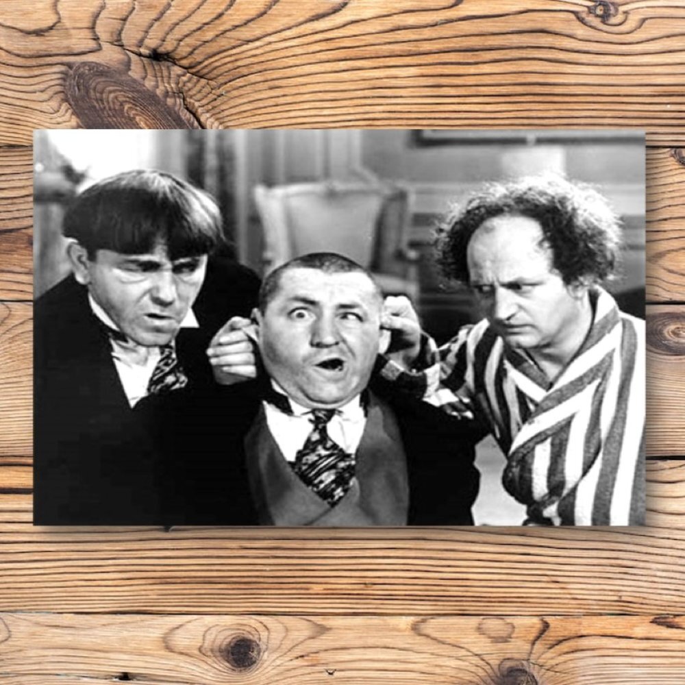The Three Stooges Larry Curly And Moe Refrigerator Locker Fridge Magnet